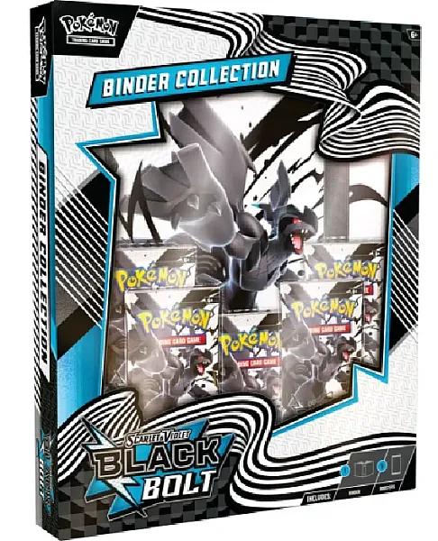POKEMON TCG - SCARLET & VIOLET BLACK BOLT BINDER COLLECTION - EN